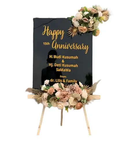 Papan Bunga Akrilik Asakota