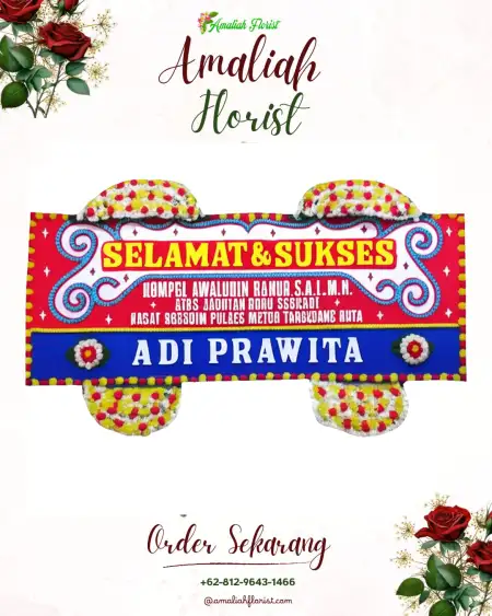 Papan Bunga Ucapan Selamat Asakota
